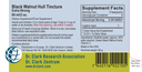 Black Walnut Hull Tincture, extra strong, 2 oz (60 ml)