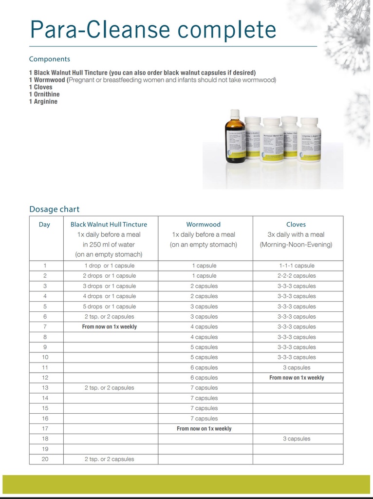 Complete Bowel Program by Dr. Hulda Clark