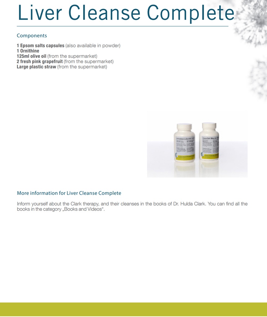 Dr. Hulda Clark's Liver Cleanse