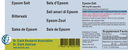 ​Epsom Salt (magnesium sulfate), 965 mg 60 capsules