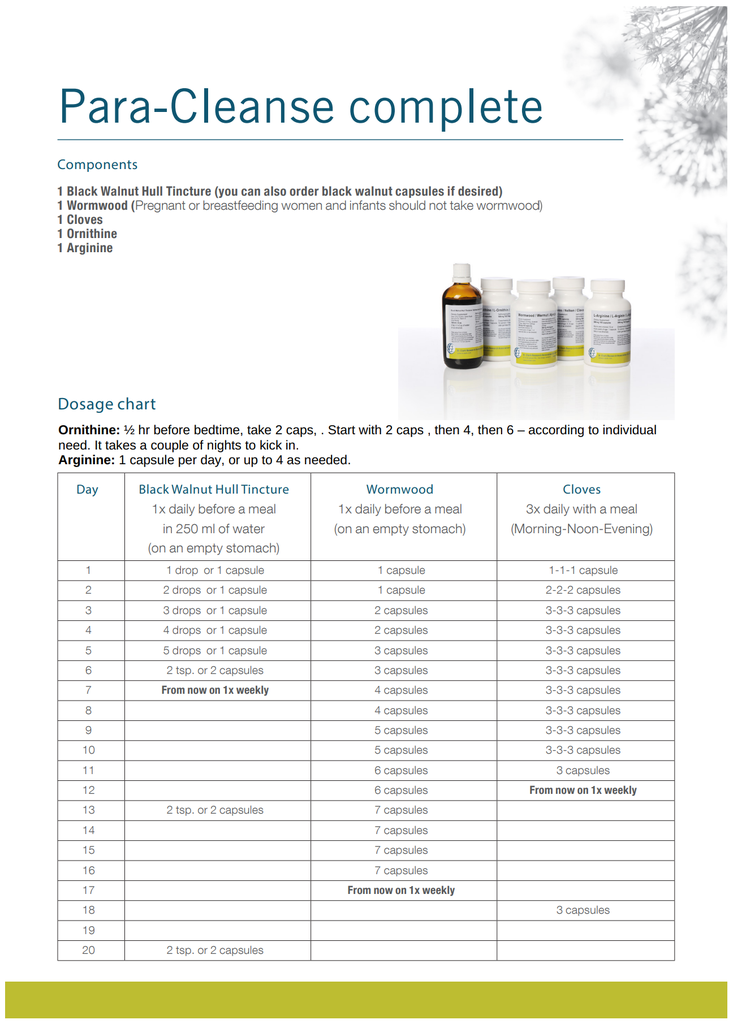 Complete Herbal Para-Program by Dr. Hulda Clark
