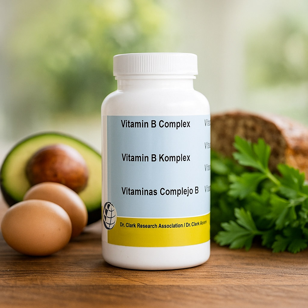 Vitaminas Complejo B, 461 mg 100 cápsulas
