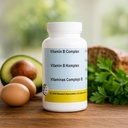 Vitaminas Complejo B, 461 mg 100 cápsulas