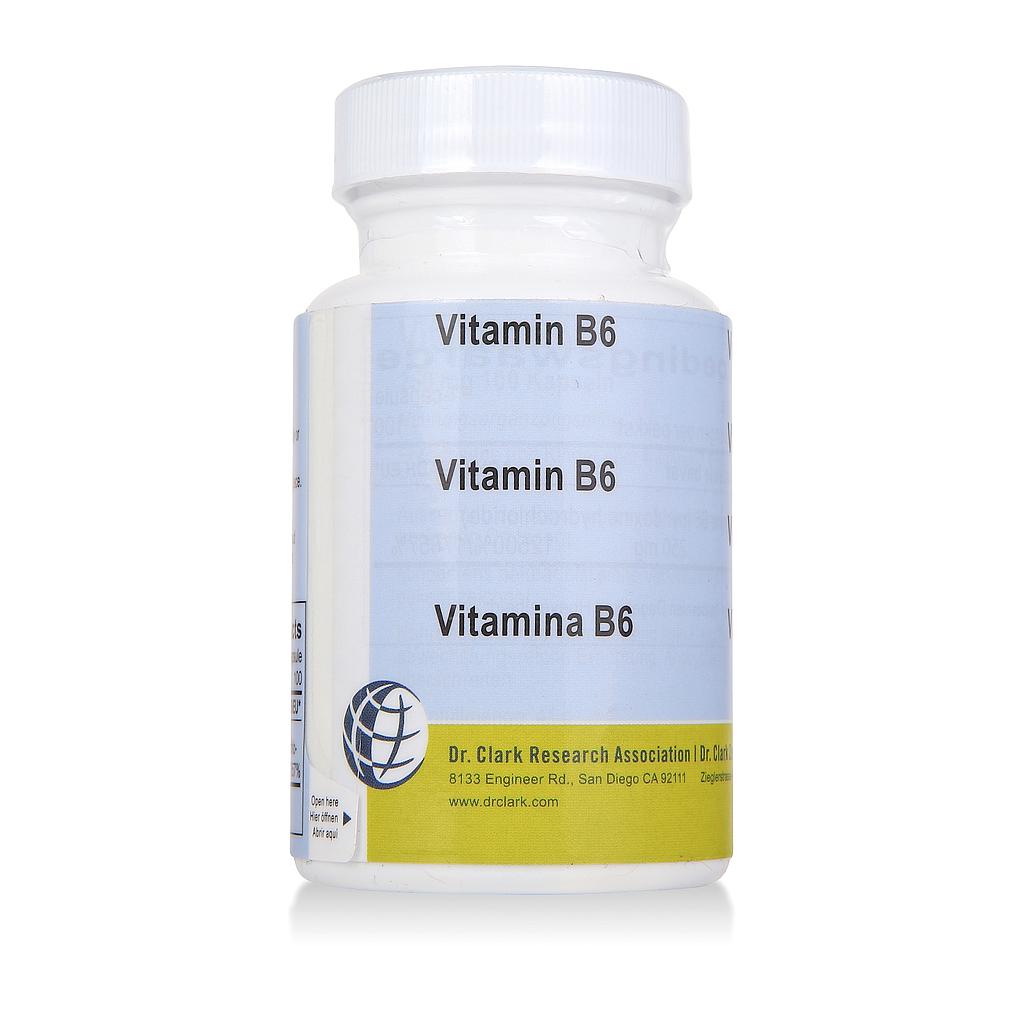 Vitamina B6, 21 mg 250 cápsulas
