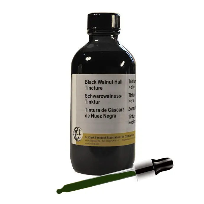 Black Walnut Hull Tincture, extra strong, 4 oz (120 ml)