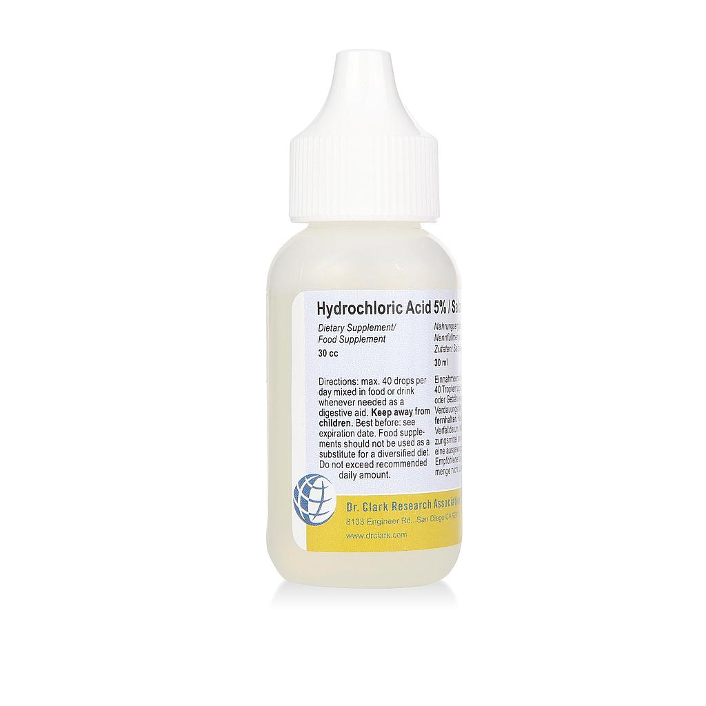 Acide Chlorhydrique 5%, 30 ml