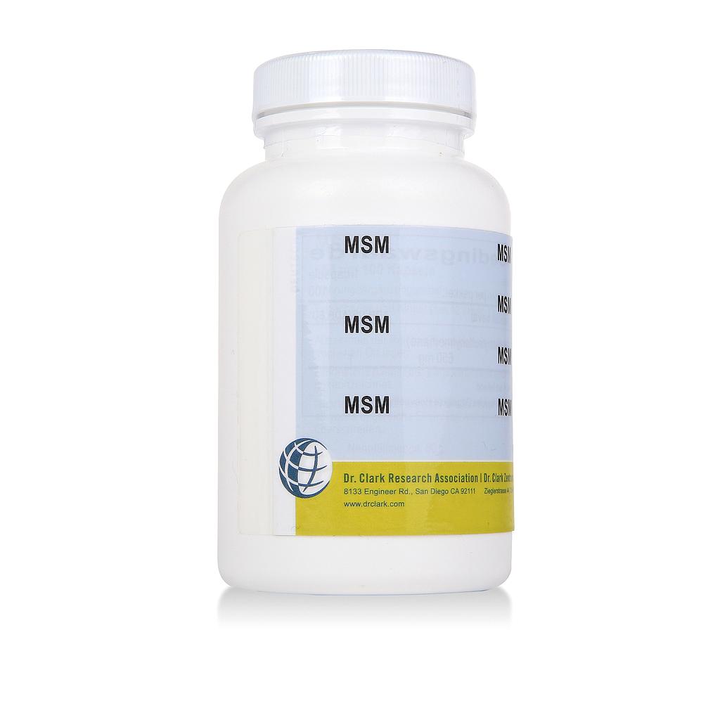 MSM (Methyl Sulfonyl Methane), 650 mg 100 capsules