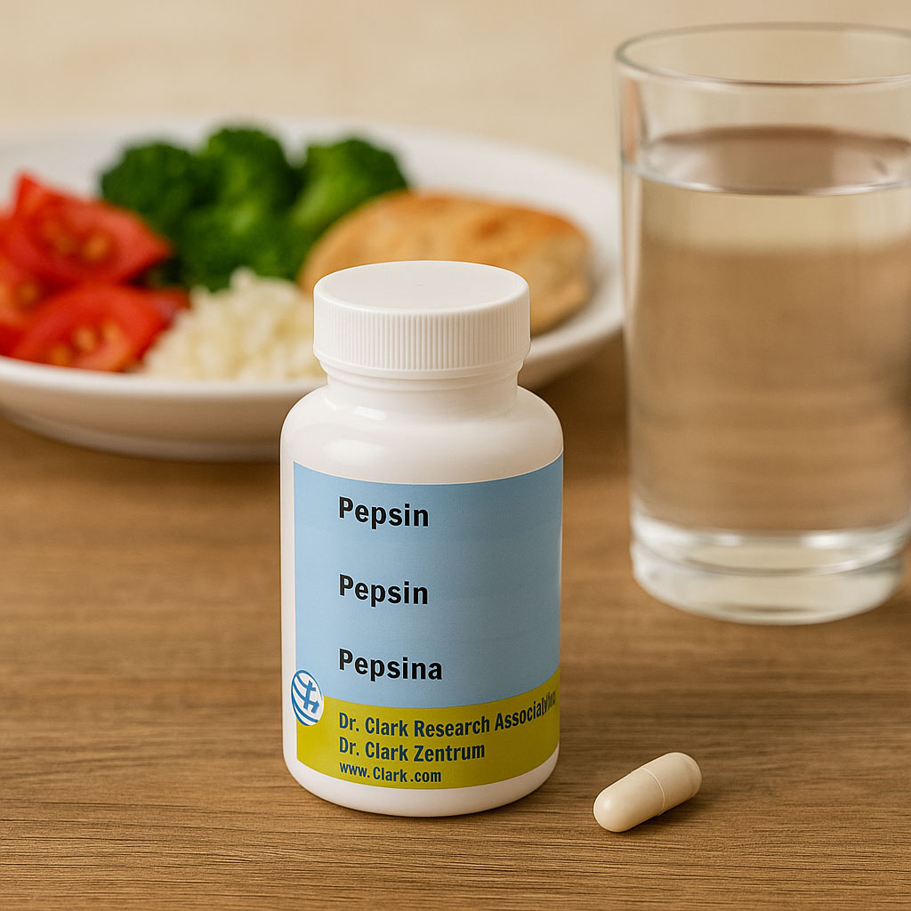 Pepsin, 300 mg 100 capsules