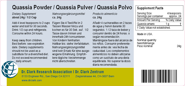 Quassia Pulver, ca. 95 g