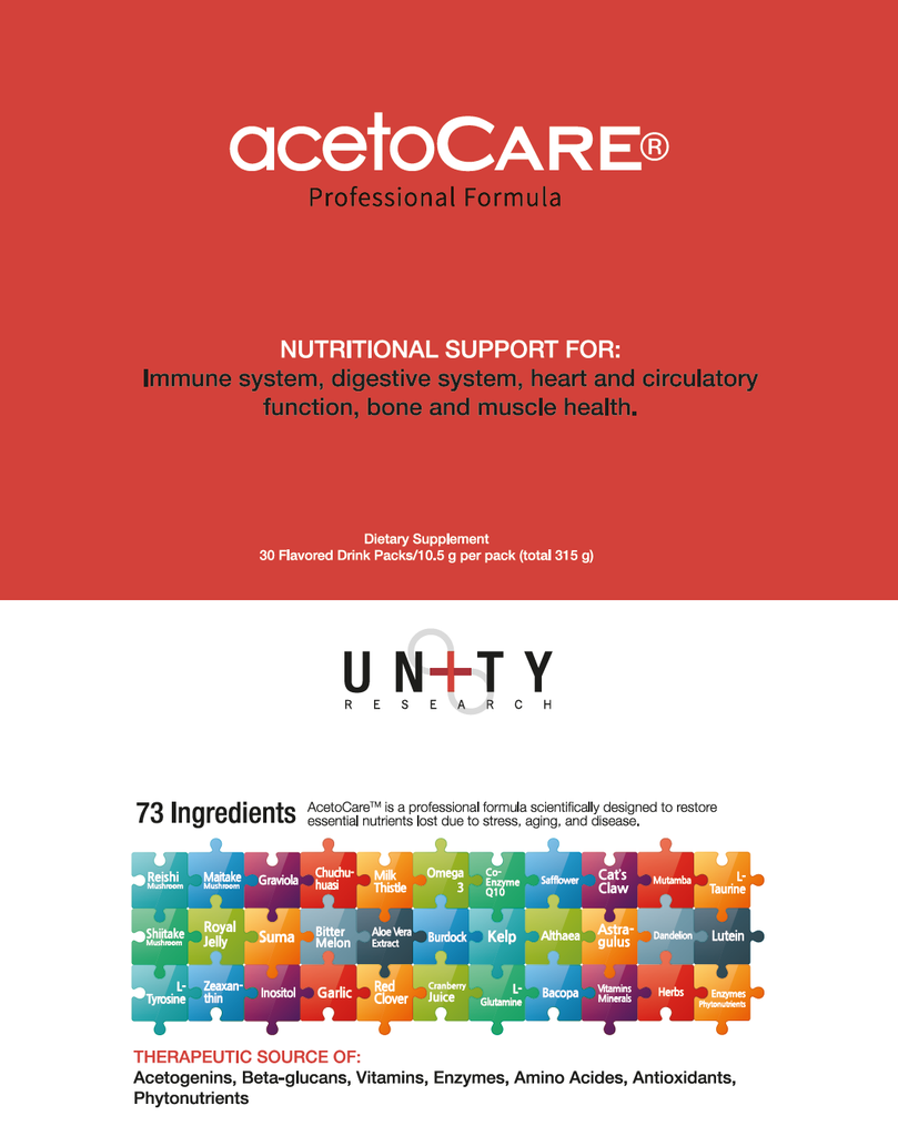 acetoCare: Professional Formula complete with Vitamins and Minerals