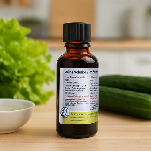 [ID0909] Dr. Clark's Iodine Solution, 1 oz (30 ml)