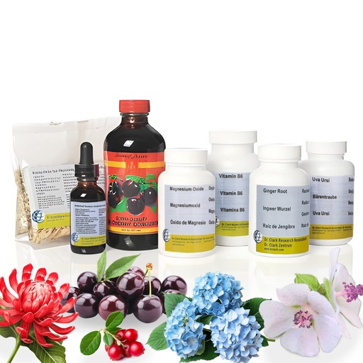 [NIERENKUR] Limpieza de Riñones Completa según la Dra. Hulda Clark (con vitamina B6 21 mg)