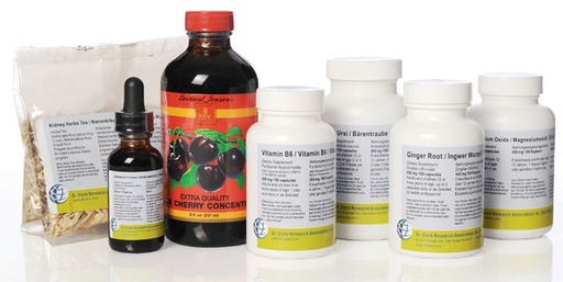 [NIERENKUR] Limpieza de Riñones Completa según la Dra. Hulda Clark (con vitamina B6 21 mg)